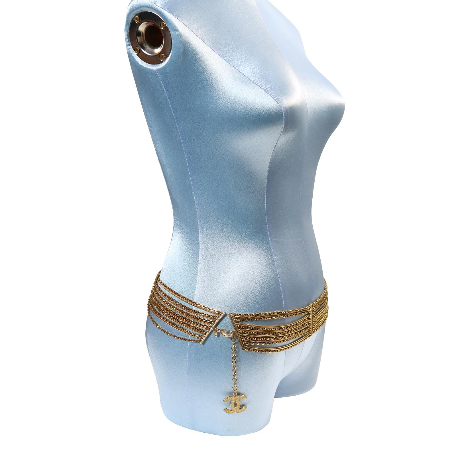 Artist Collectible Chanel Gold Tone Belt