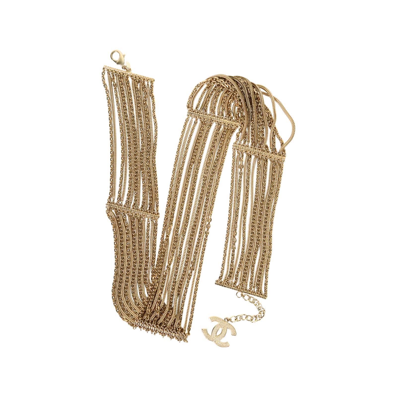 Collectible Chanel Gold Tone Belt 1