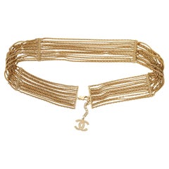 Collectible Chanel Gold Tone Belt