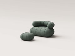 Collectional Contemporary Slinky Armchair - Balsam Velvet