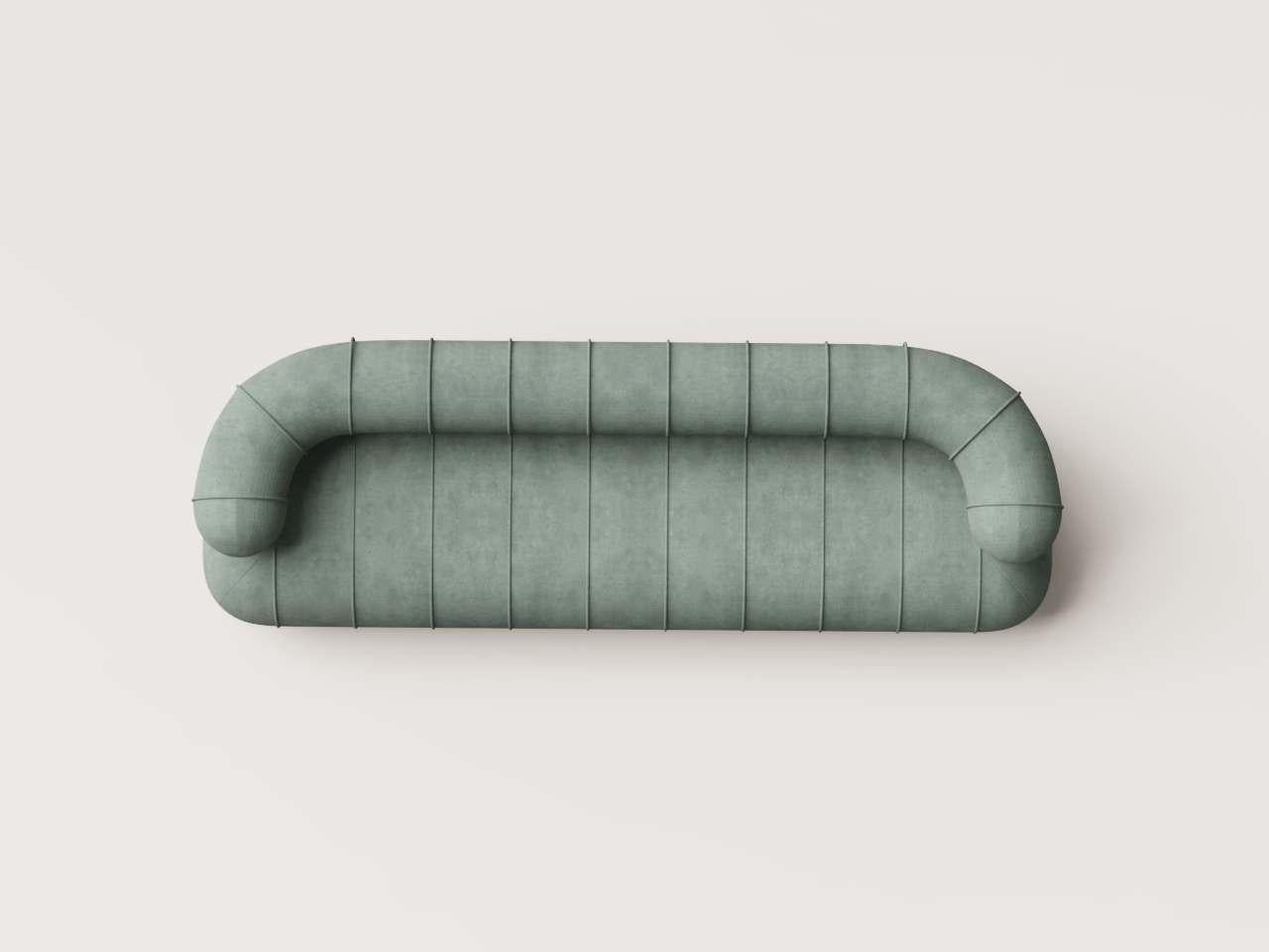 Messicano Slinky lungo contemporaneo da collezione - Velluto al balsamo in vendita