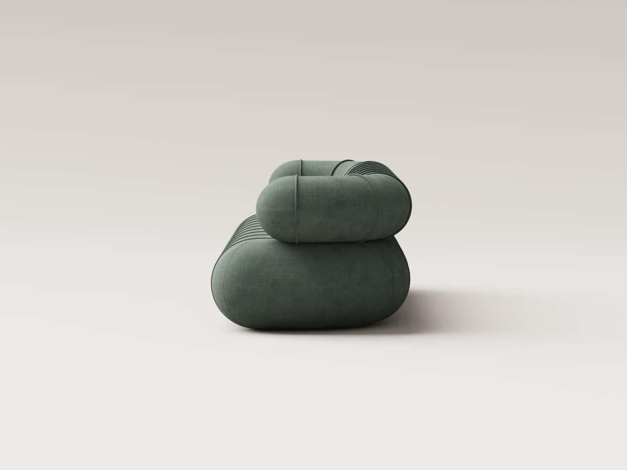 Fatto a mano Slinky lungo contemporaneo da collezione - Velluto al balsamo in vendita