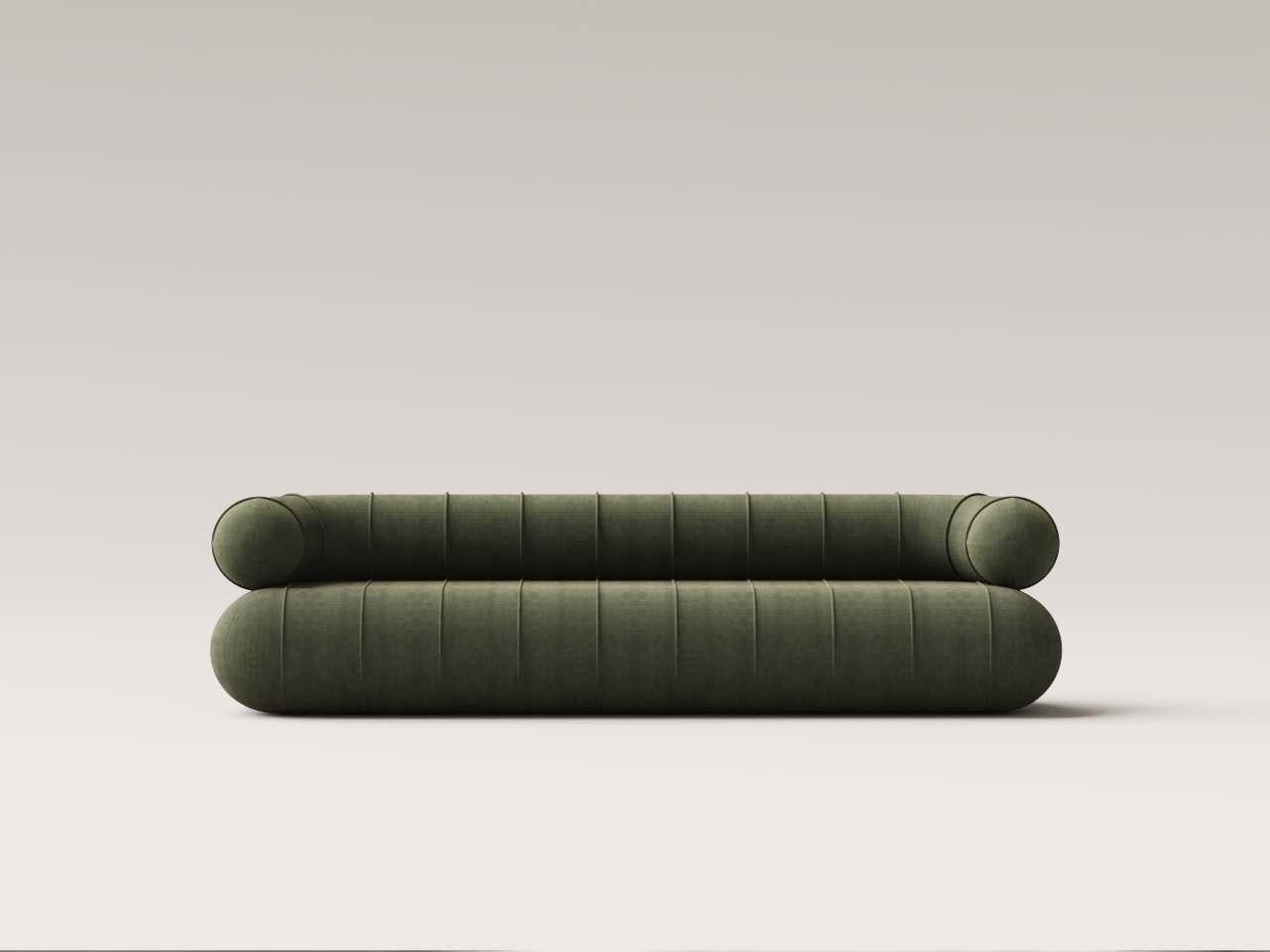 Moderno Collectional Contemporary Slinky lungo - velluto mimetico in vendita