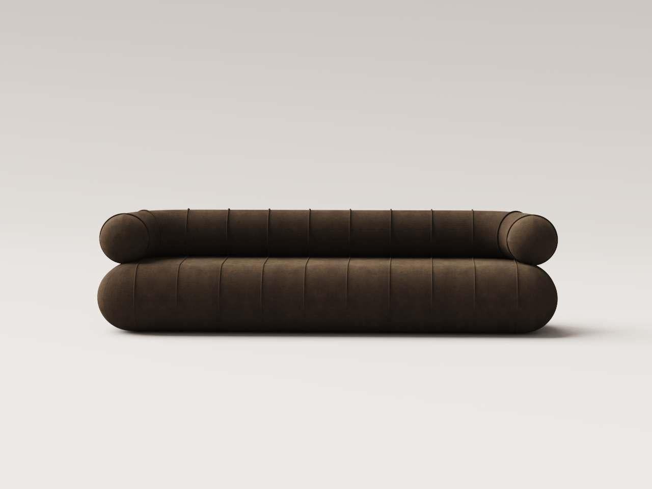 Moderno Collectial Contemporary Slinky Long - Taupe Velvet in vendita