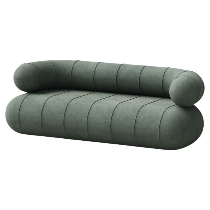 Collectional Contemporary Slinky Loveseat - Balsam Velvet