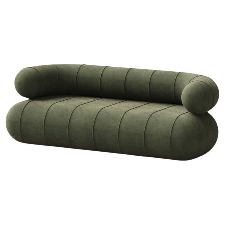 Collectional Contemporary Slinky Loveseat - velours camouflage