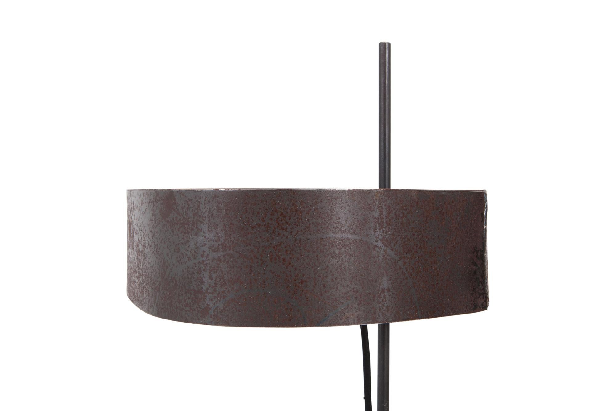Collectible Design lamp in Steel by Atelier Serruys 1