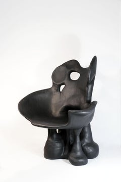 Collectible Design Einzigartiger Black Mirror Metamorphosis Stuhl von Vadim Kibardin