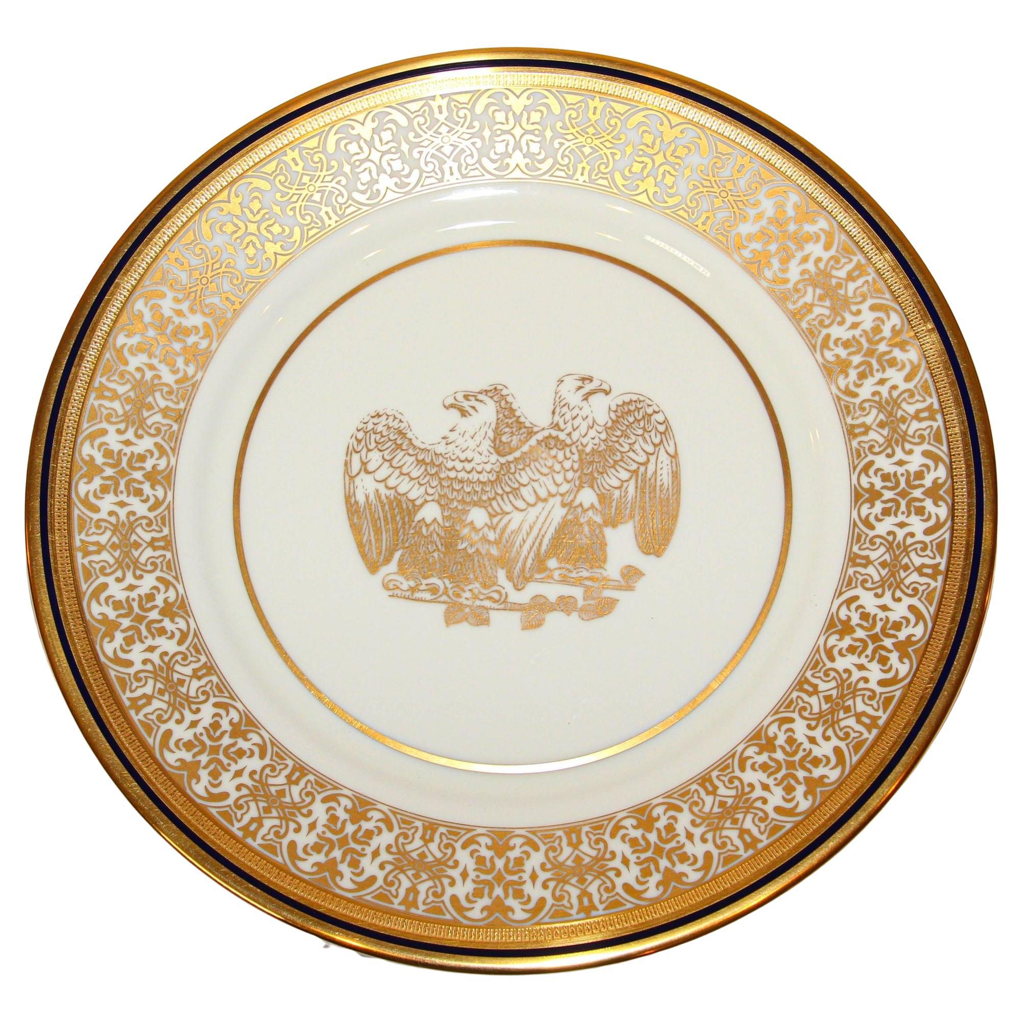 Collectible Double Eagle Bicentennial Porcelain Plate 1973 Limited Edition For Sale