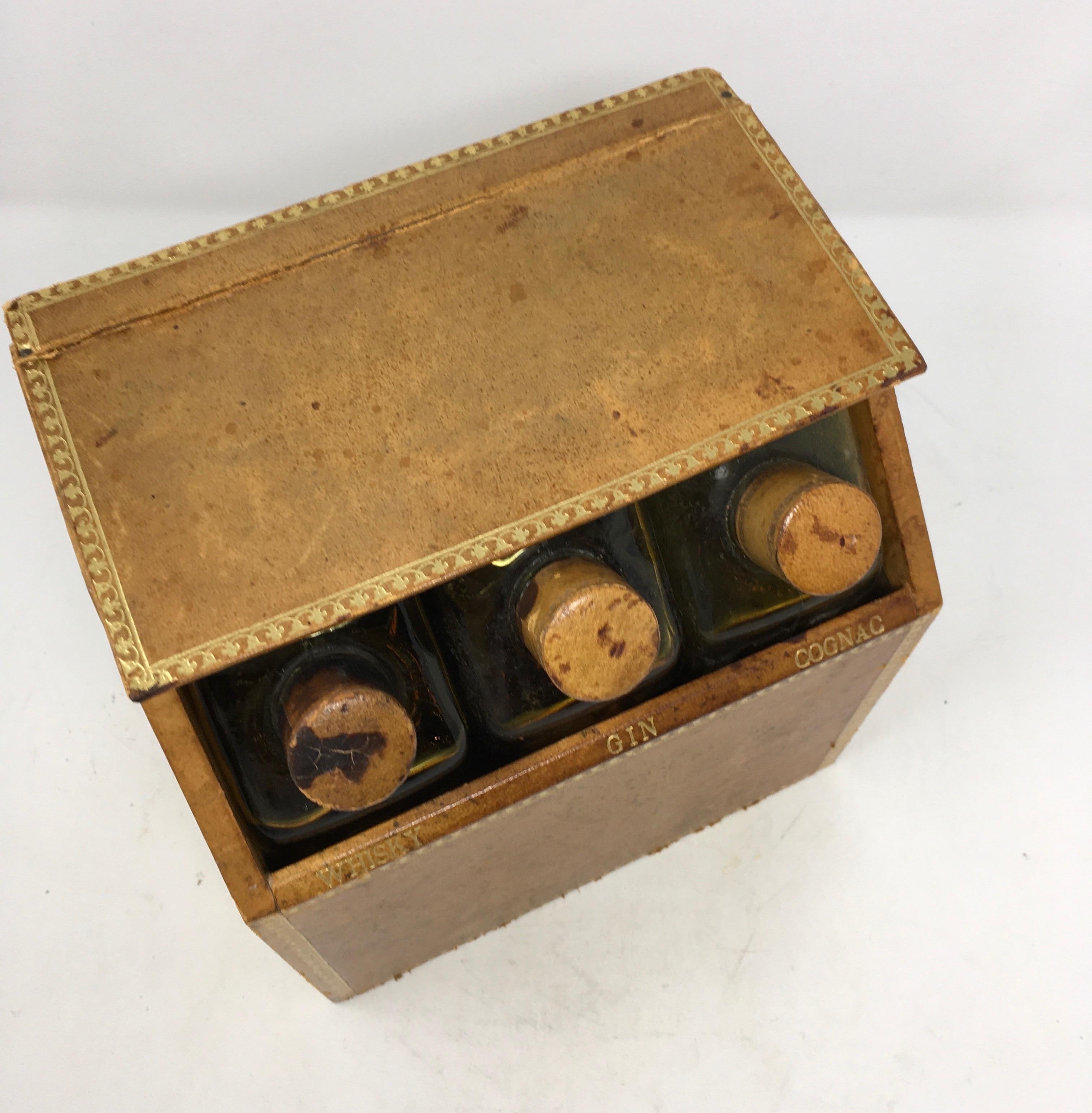 Collectible Faux Book with Three Hidden Flasks 2