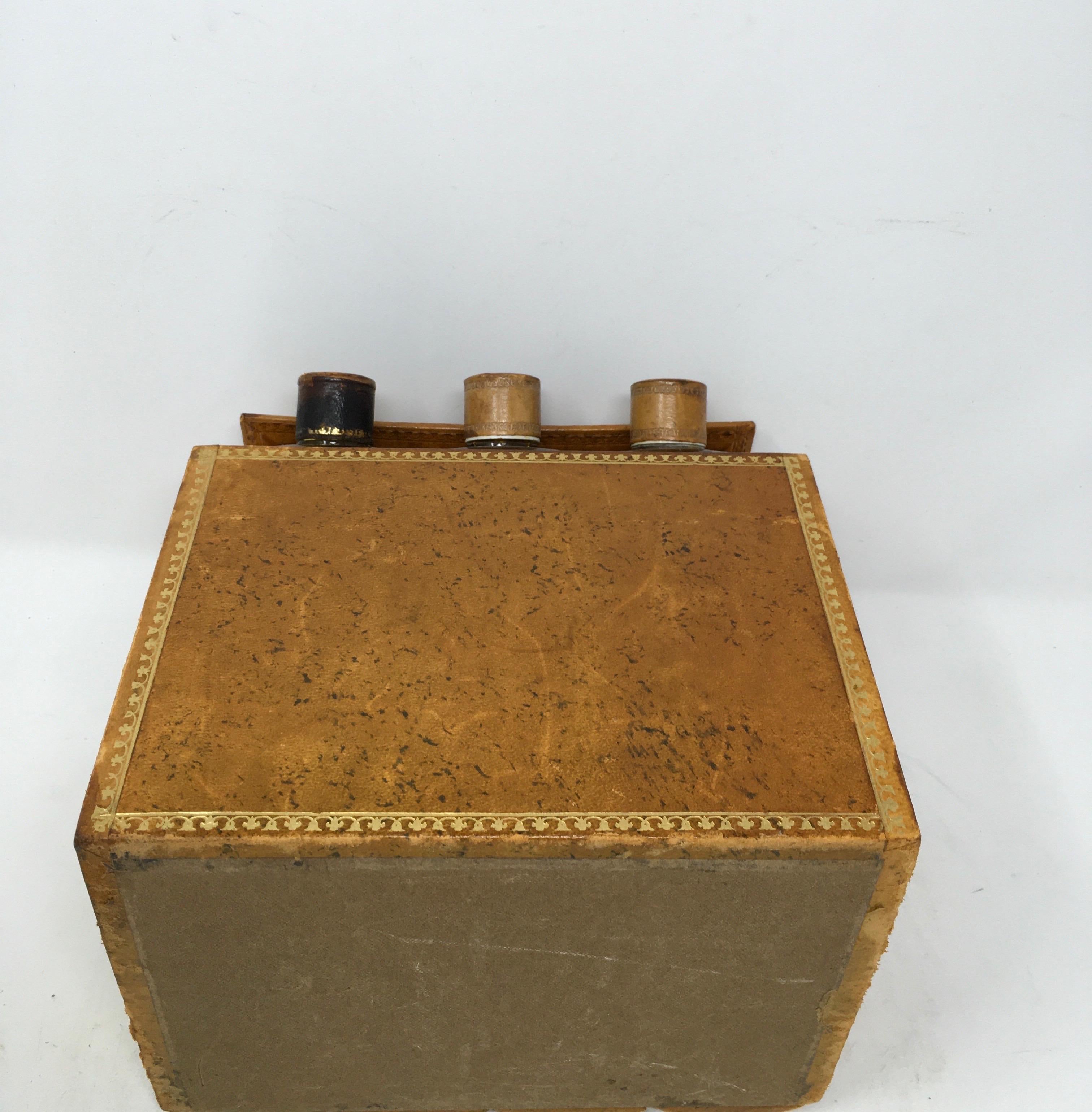 Collectible Faux Book with Three Hidden Flasks 4