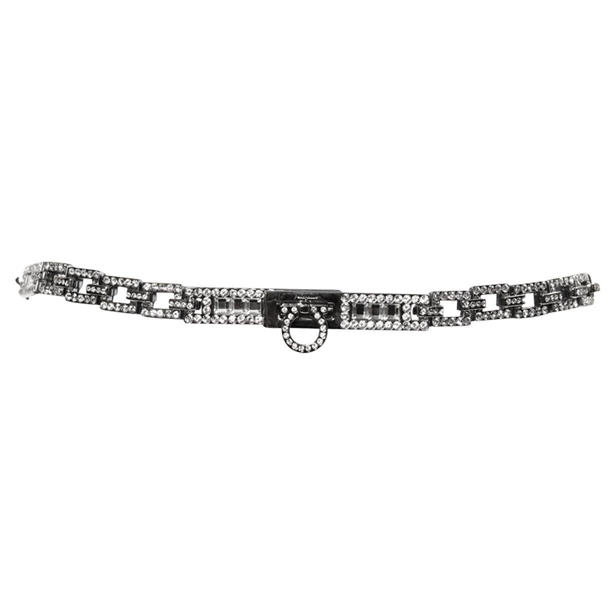 Collectible Ferragamo Diamante Link Belt Circa 2000s