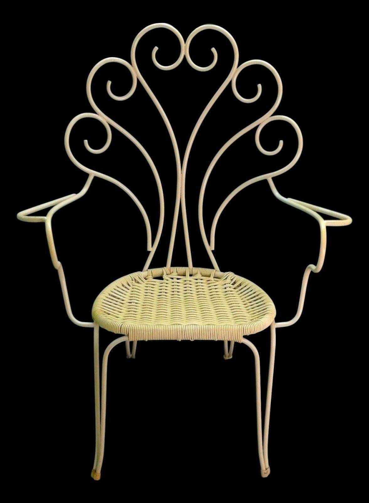 Mid-20th Century Collectible Garden or Bar Chair 