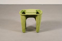 Contemporary Green Paper Stool Recycled Paper Pulp by Lagranja Design