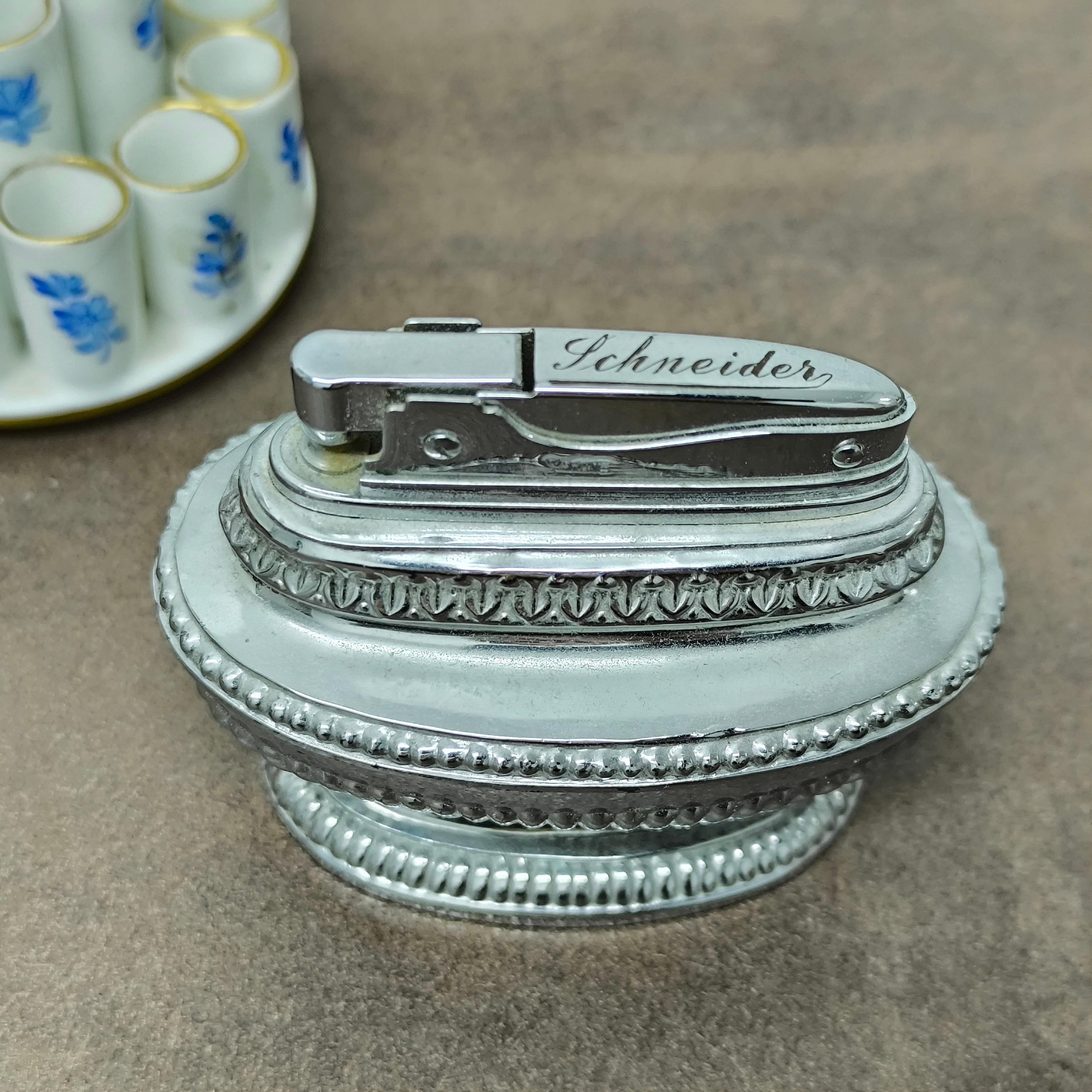 Regalo de Navidad coleccionable: Encendedor Sarome 1954 y Portacigarrillos Carl Thieme Japonés en venta