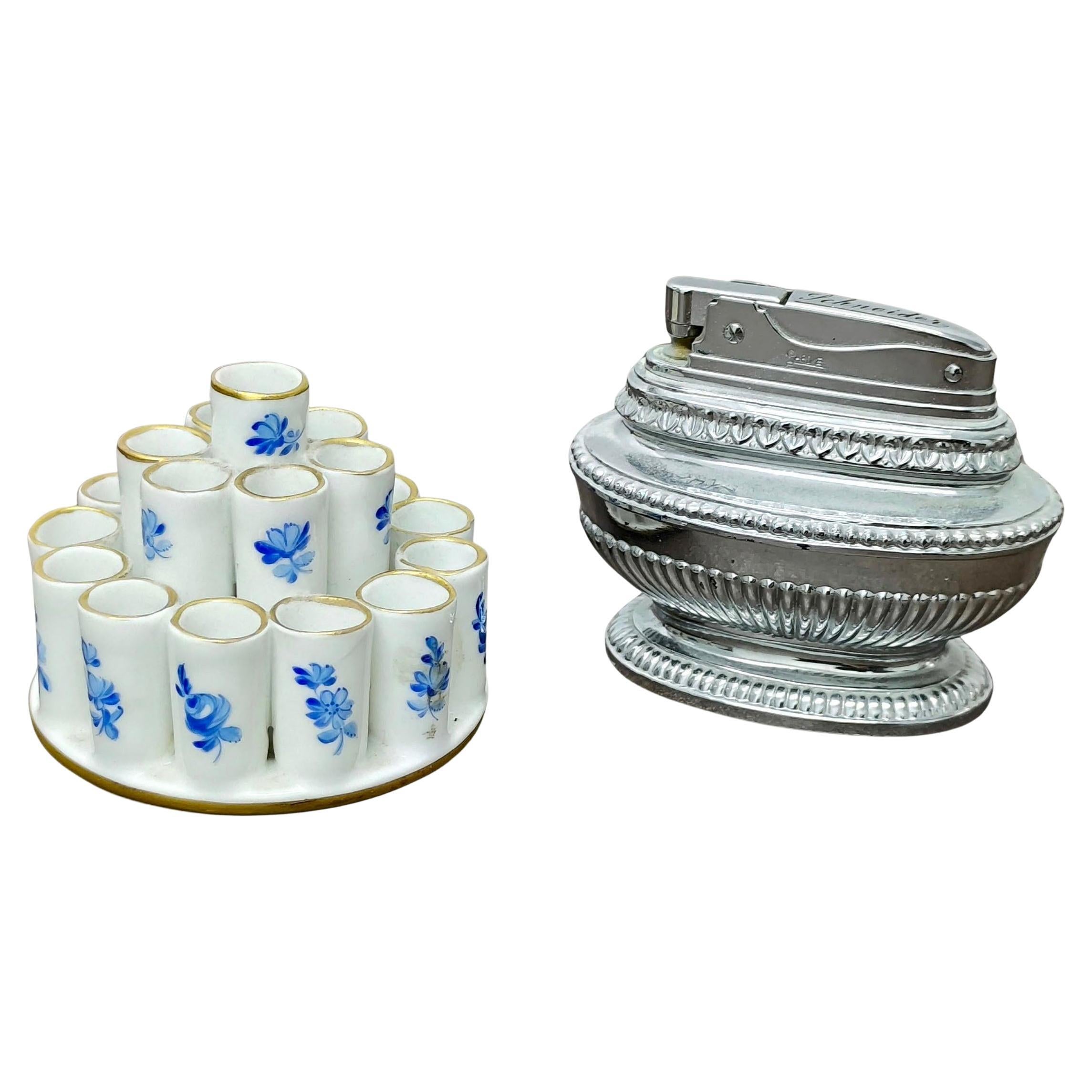 Collectible Holiday Gift: Sarome 1954 Feuerzeug 
Carl Thieme Zigarettenhalter