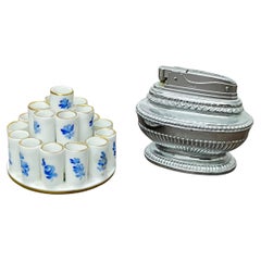 Vintage Collectible HOLIDAY GIFT - Sarome 1954 Lighter & Carl Thieme Cigarette Holder