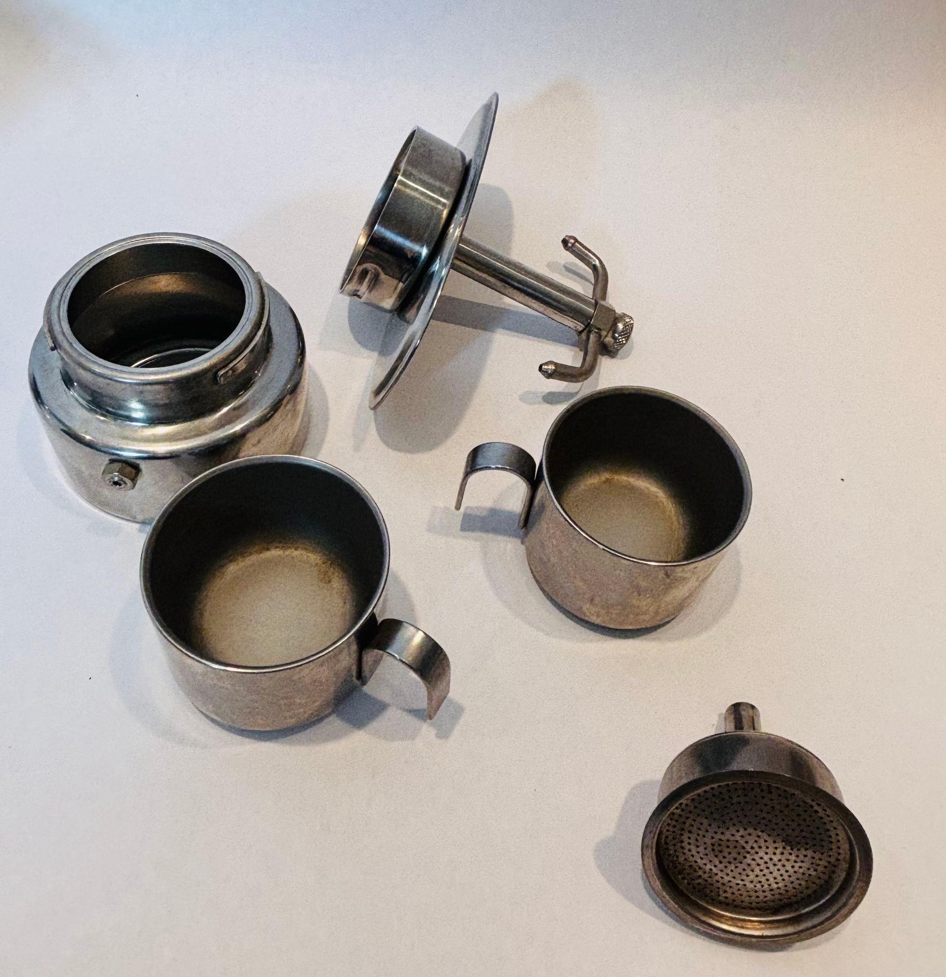 Collectible Italian Espresso Coffee Maker by Oro Guido Bergna For Sale 4