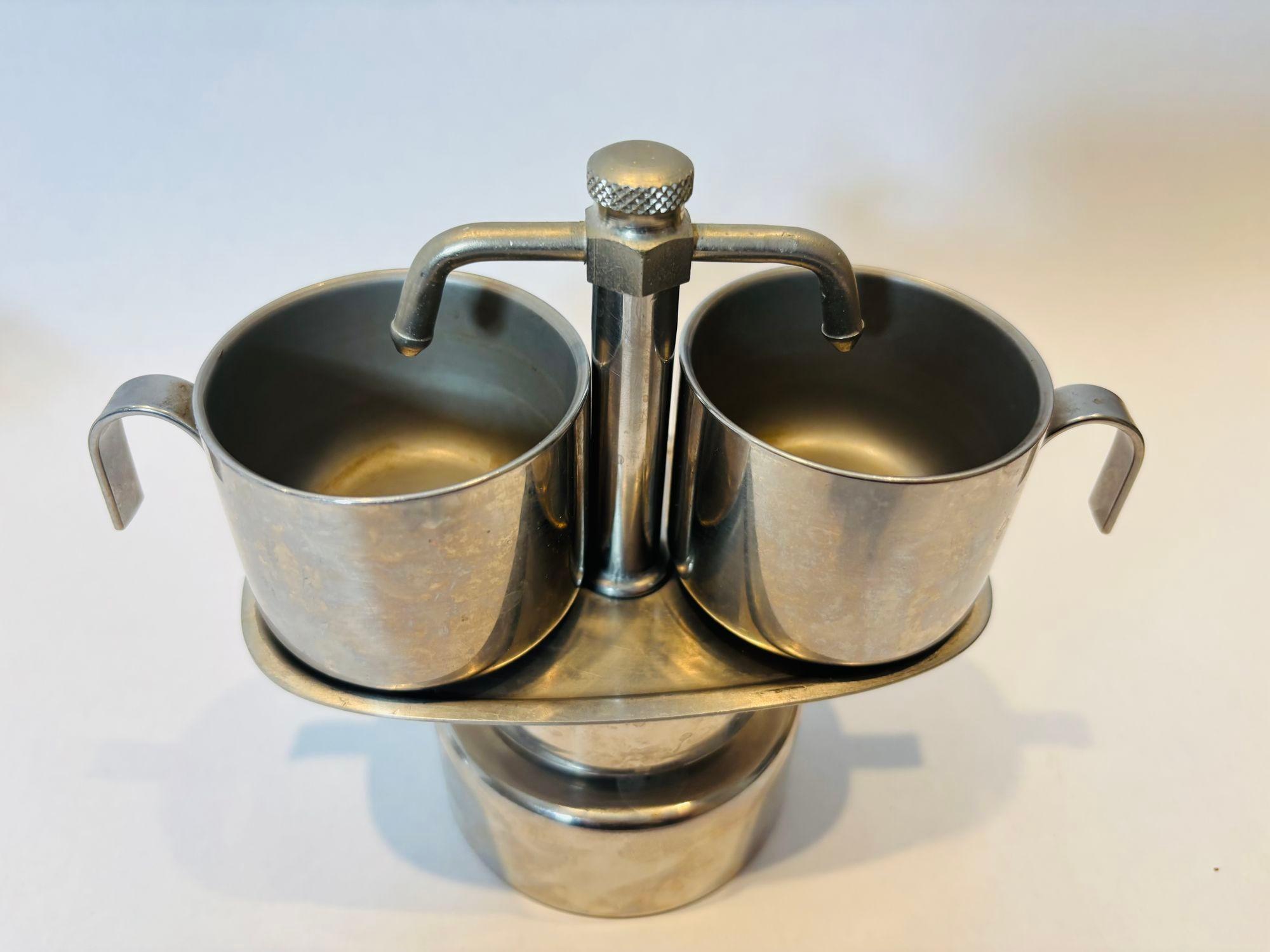 Mid-Century Modern Collectible Italian Espresso Coffee Maker by Oro Guido Bergna For Sale