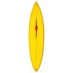 Planche de surf "Lightning Bolt" à collectionner par Craig Hollingsworth