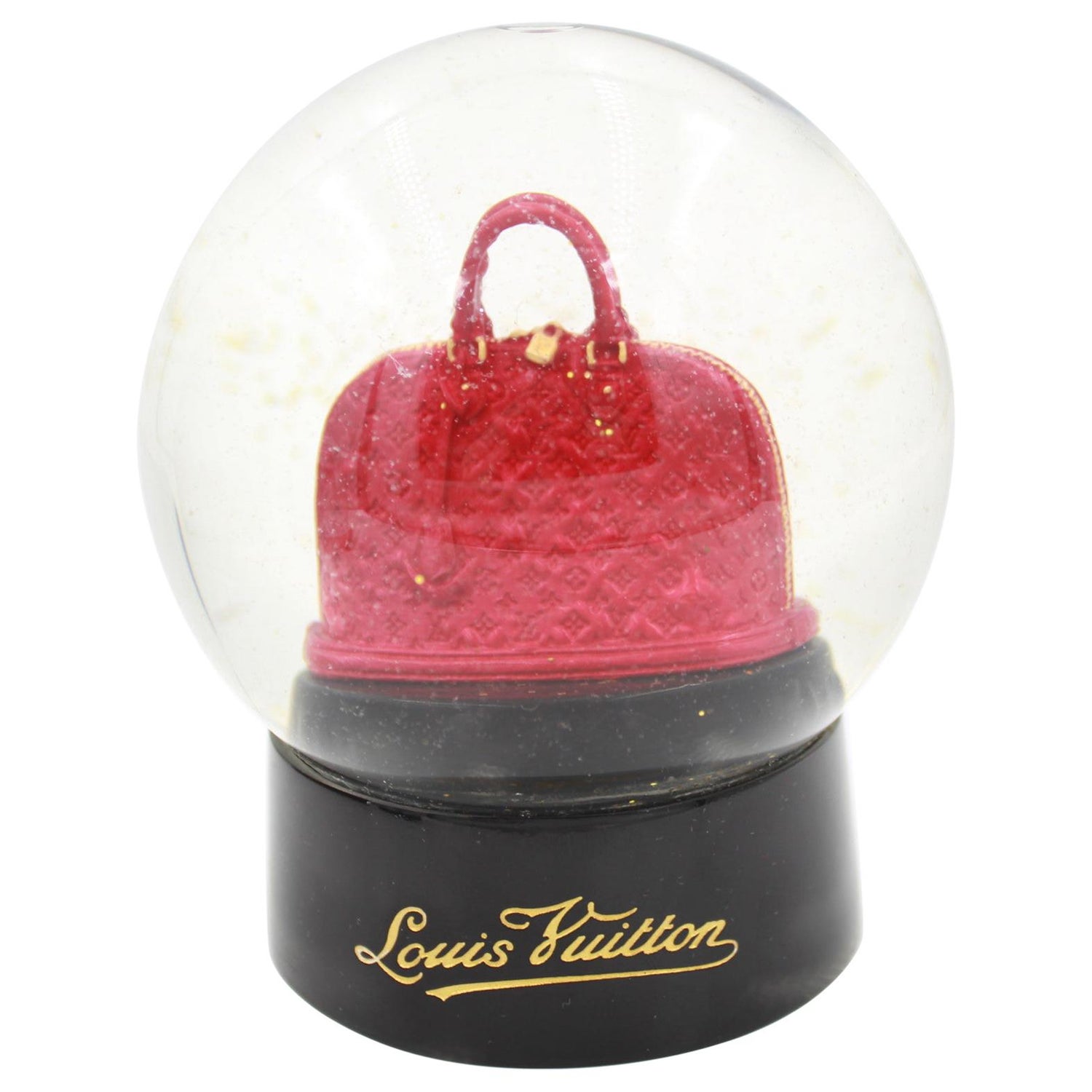 Louis Vuitton Rare Snow Globe Wardrobe Trunk Home Decor at 1stDibs
