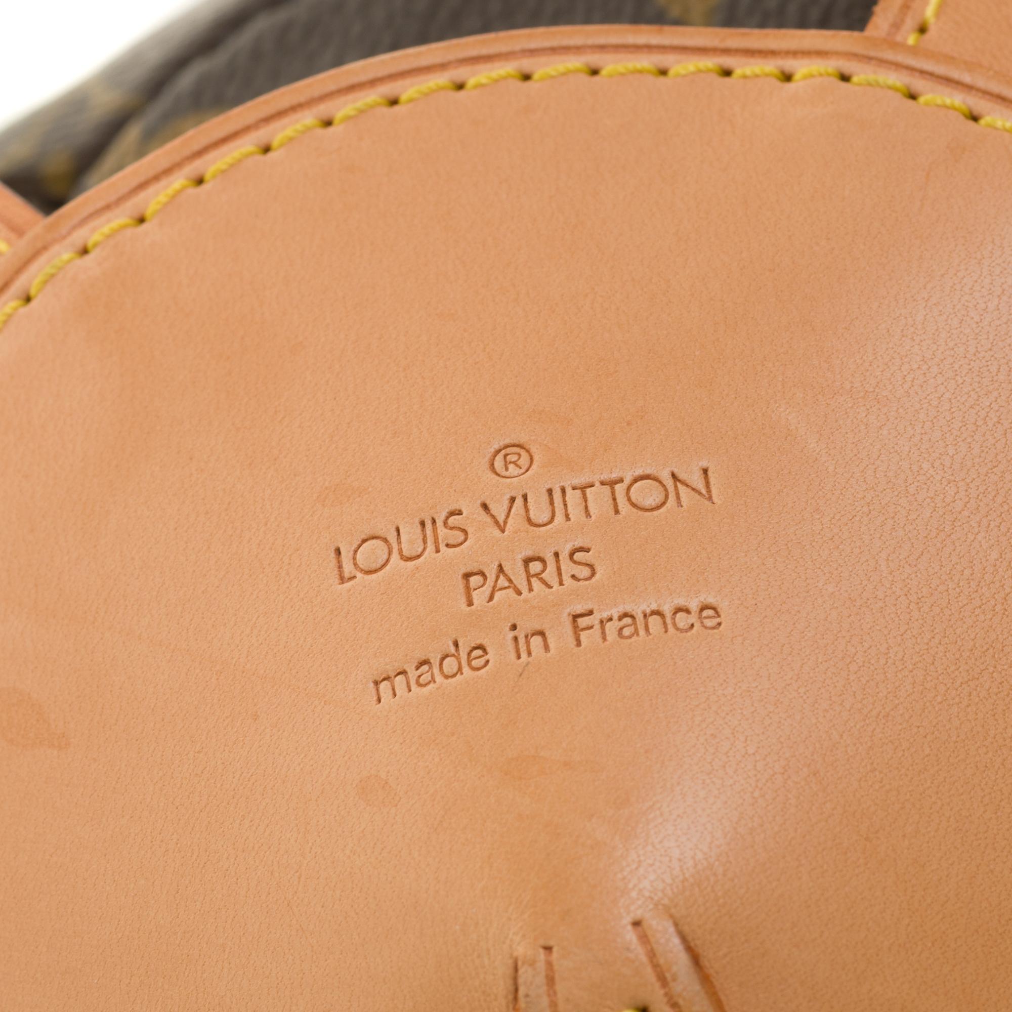 Women's or Men's Collectible Louis Vuitton ball World Cup 98 in brown canvas and natural leather