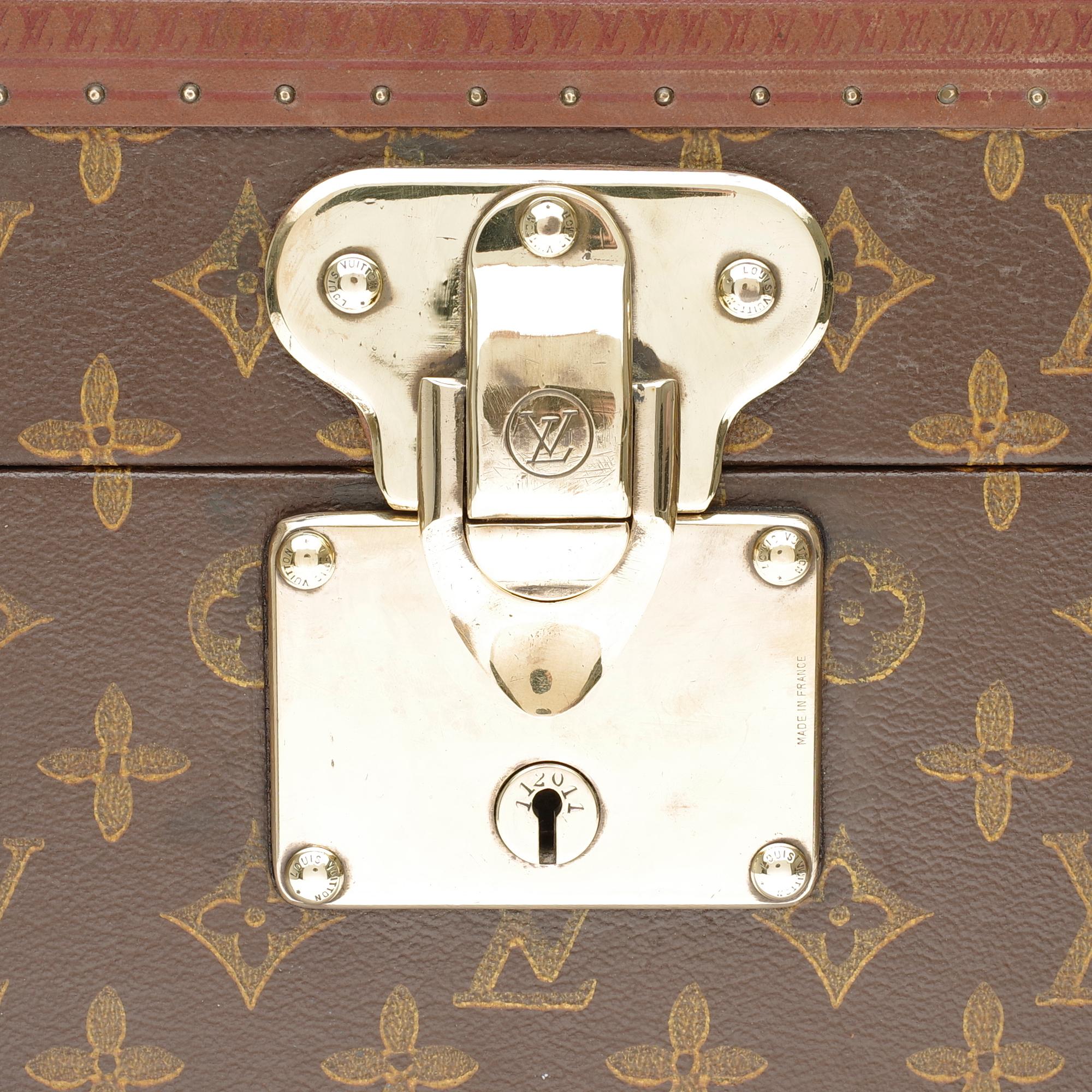 Porta Vanity da collezione Louis Vuitton Cabin in tela con monogramma 1
