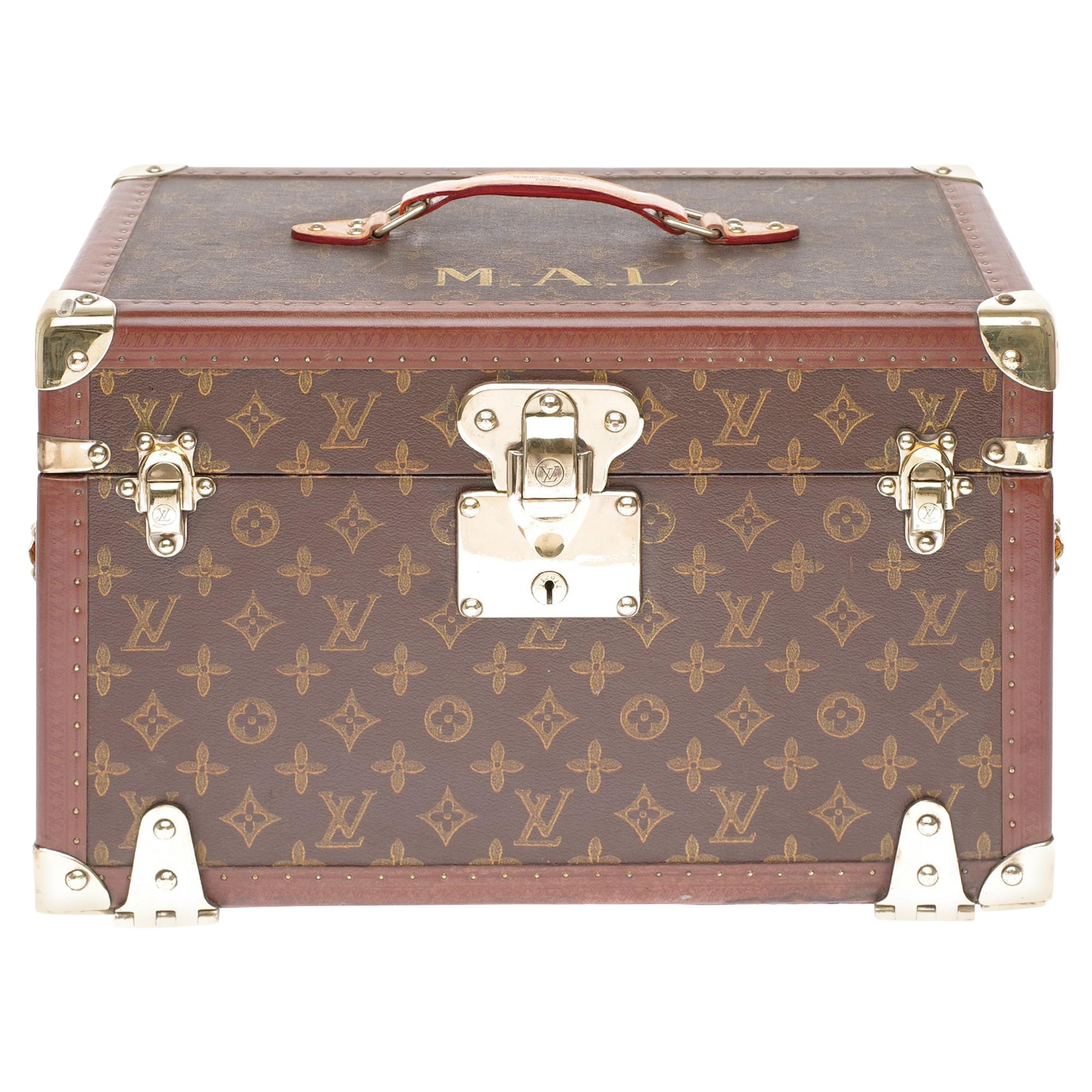 Collectible Louis Vuitton Cabin Vanity Case in monogram Canvas