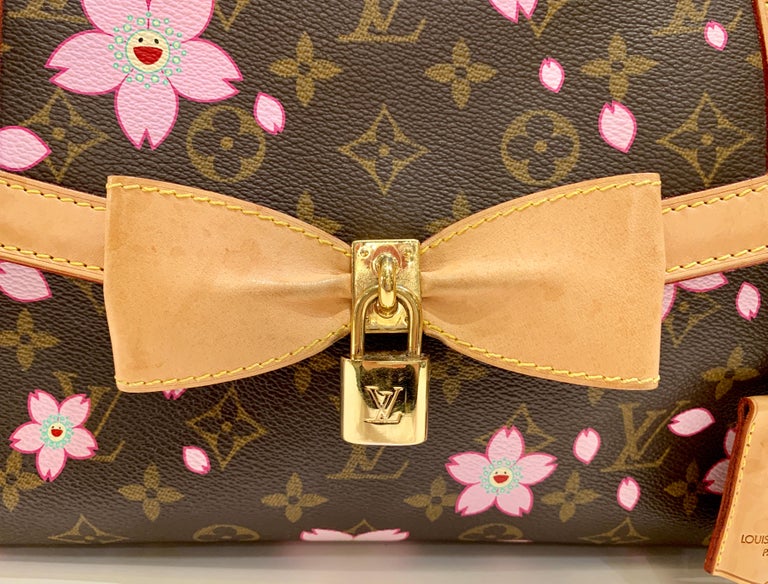Louis Vuitton x Takashi Murakami Cherry Blossom Toto Bag Pink Leather  Women's