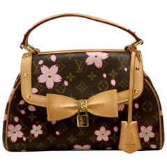 LOUIS VUITTON x Takashi Murakami 2003 Vtg Cherry Blossom Monogram Shoulder  Bag