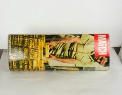 Collectible Magazine Clutch, Paris Match, 1970's.
