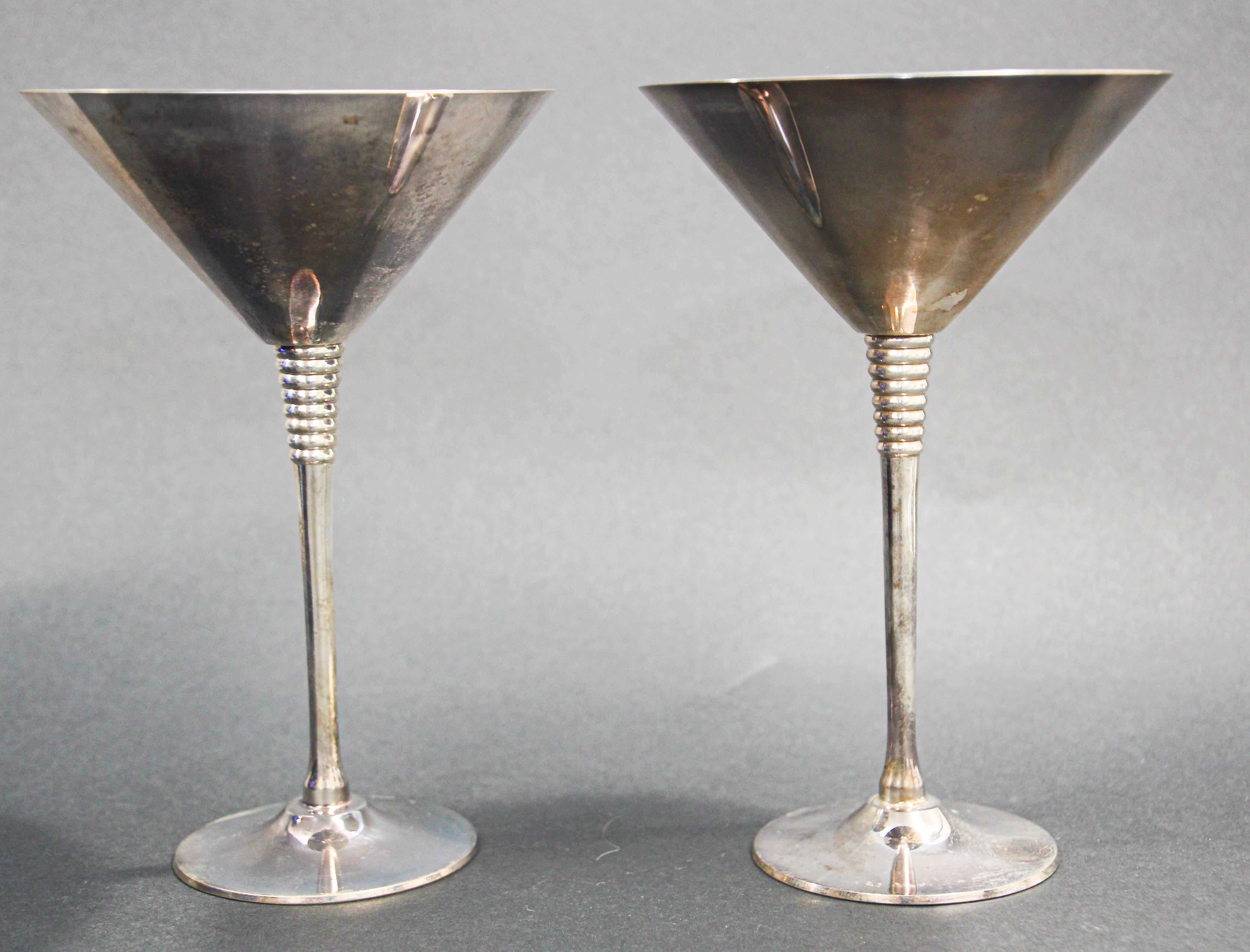 Collectible Martini Glasses from the Flamingo Las Vegas Casino In Good Condition In North Hollywood, CA