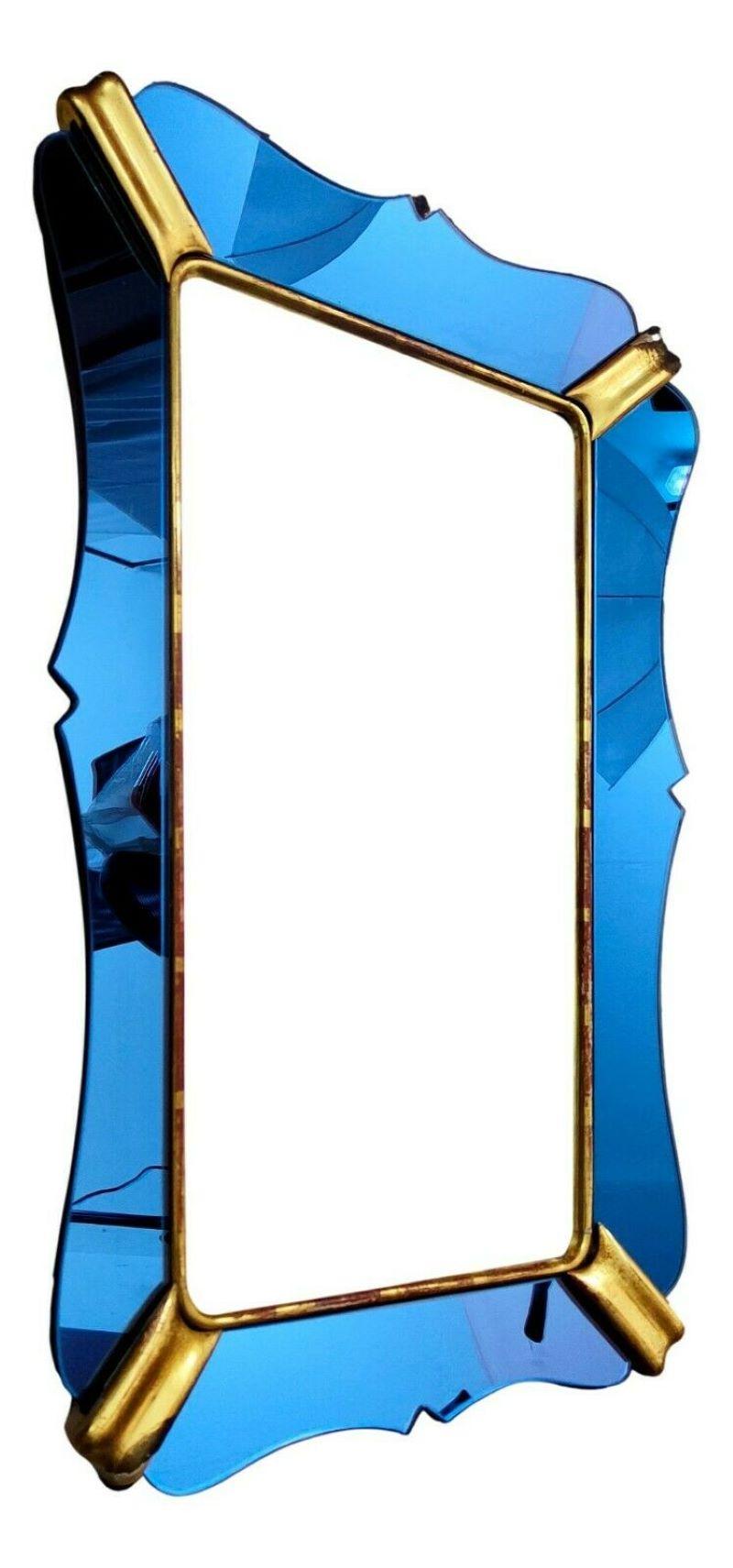 Vetro Specchio da collezione in stile Gio Ponti di cristal art italy in vendita