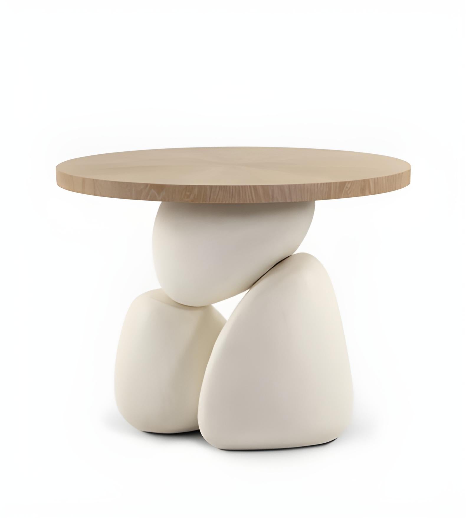 Collectional Modern Sculptural Side Table with Organic Base By José Castro Neuf - En vente à NEW YORK, NY