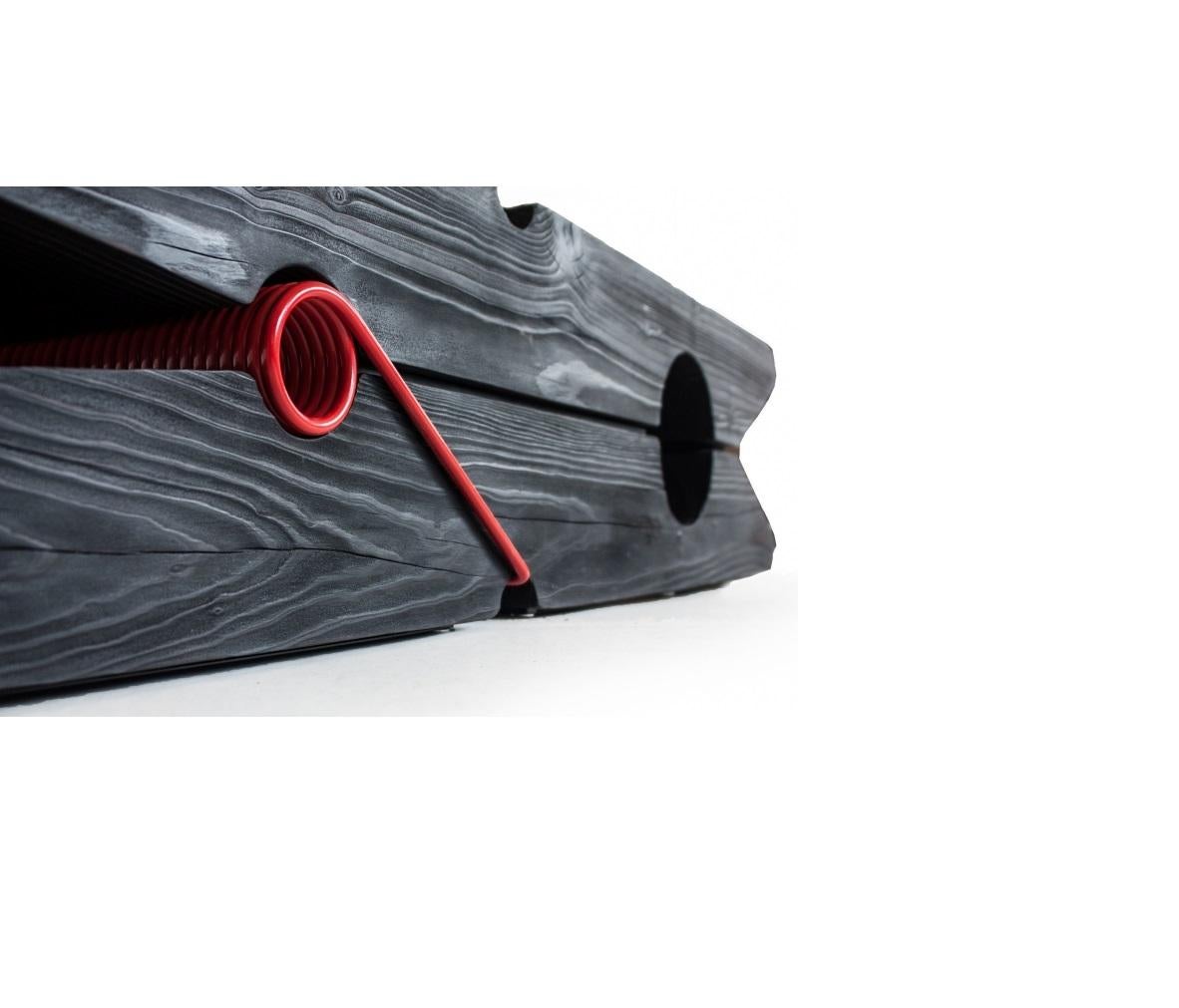 Banco de cedro vulcano mediano Molletta de colección por Baldessari & Baldessari en Nuevo estado para la venta en NEW YORK, NY