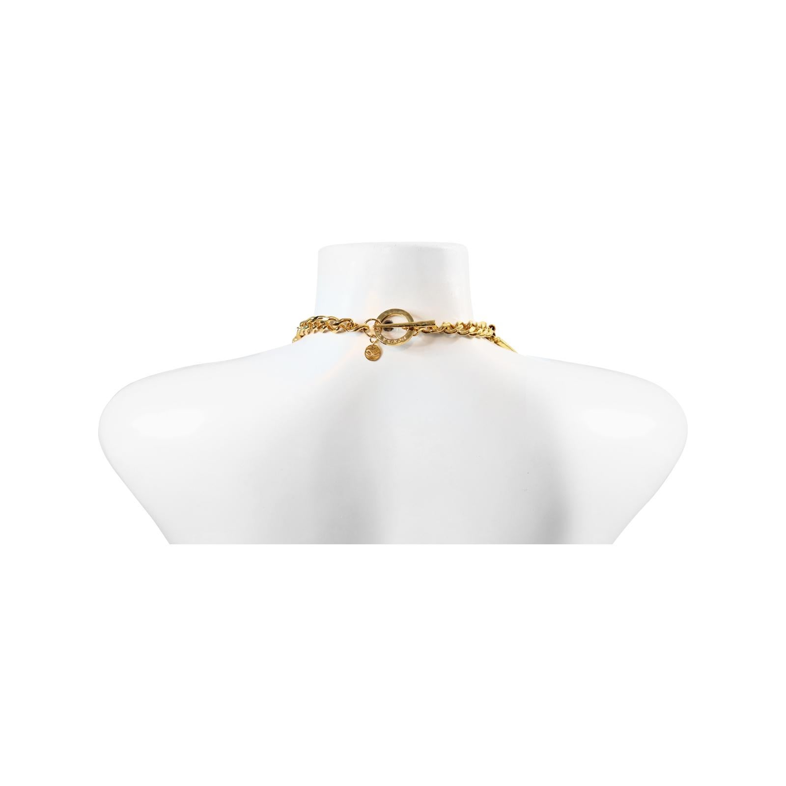 Collana da collezione Monika Chiang con punte d'oro Circa 2011 in vendita 1
