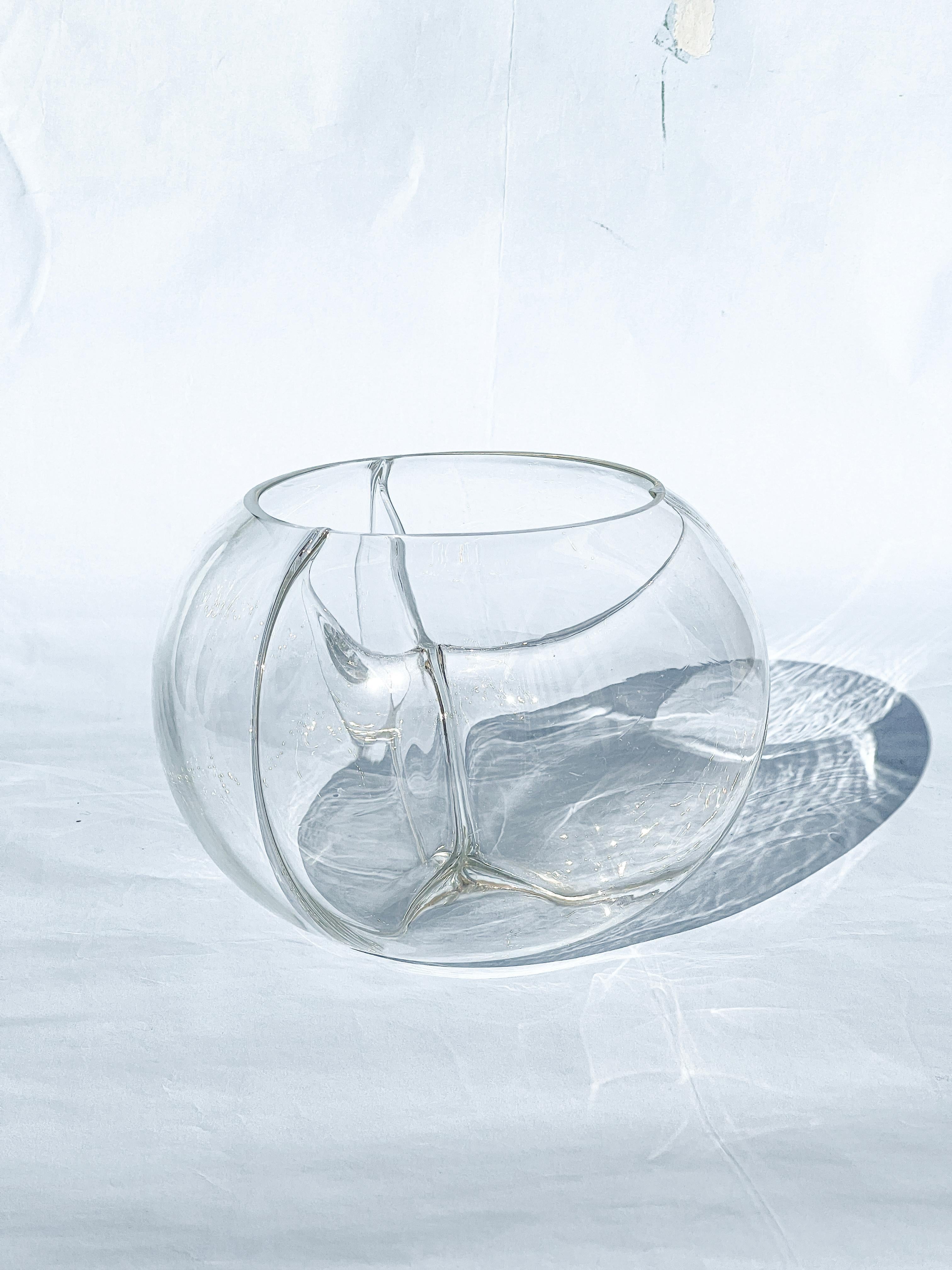 Milieu du XXe siècle Sculpture de collection en verre de Murano 