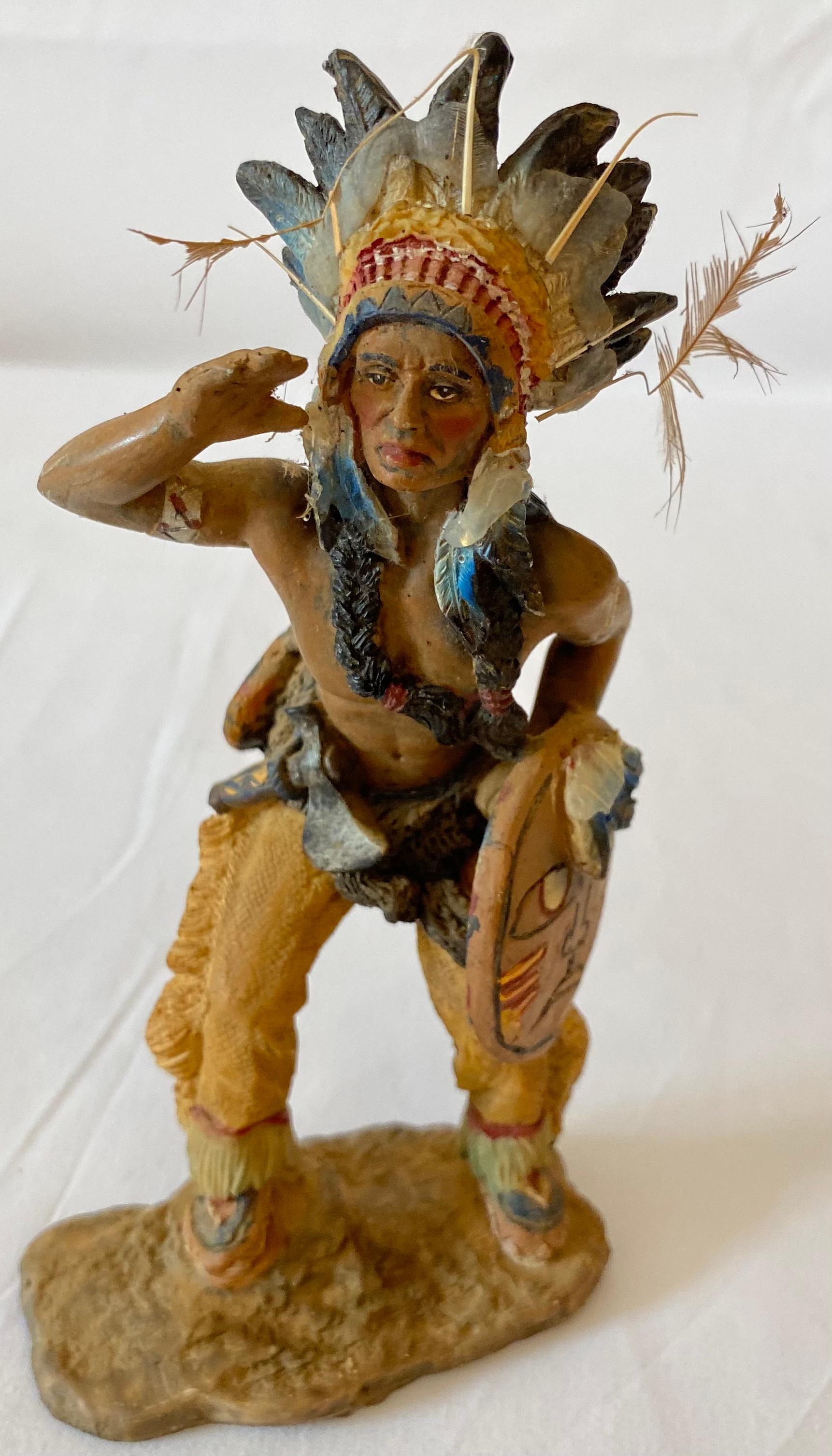 20th Century Collectible Native American Indian Chief For Sale