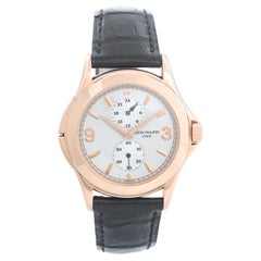 The Collective Patek Philippe Travel Time Men's 18k Rose Gold Watch 5134 R or 5134R