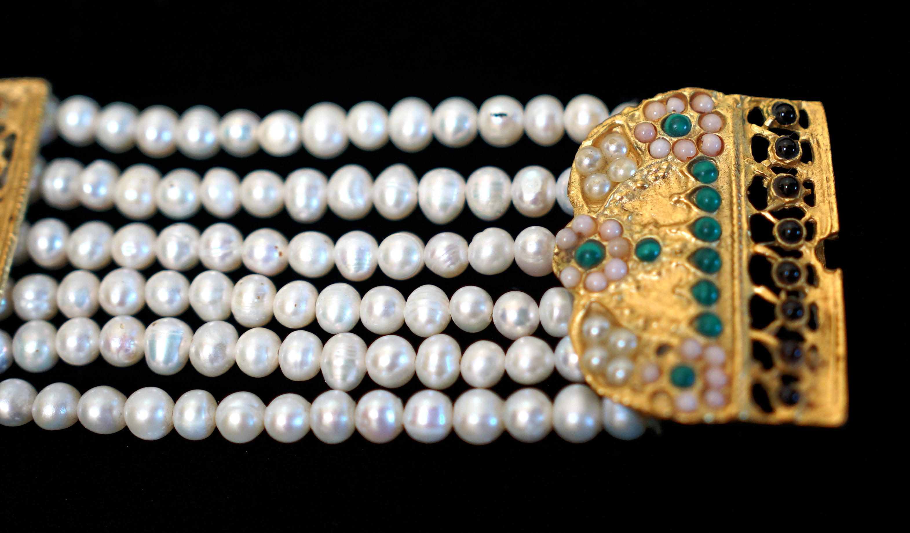 American Gladiator Collectible Prop Pearl Bracelet from the 2000 Movie For Sale