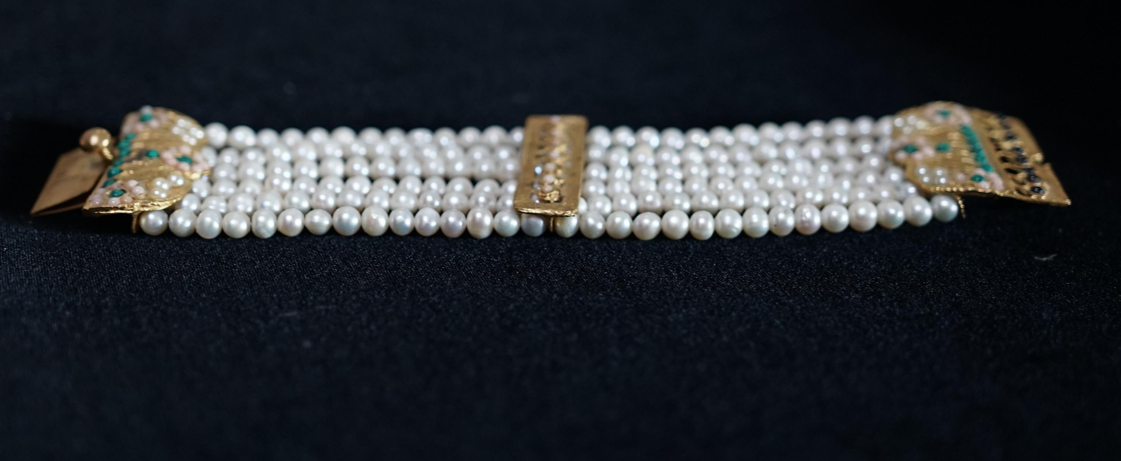 Gladiator Collectible Prop Pearl Bracelet from the 2000 Movie For Sale 3