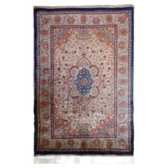 The Collective Rug circa 1960 - Hereké Silk Rug - 73cmx47cm - No. 743