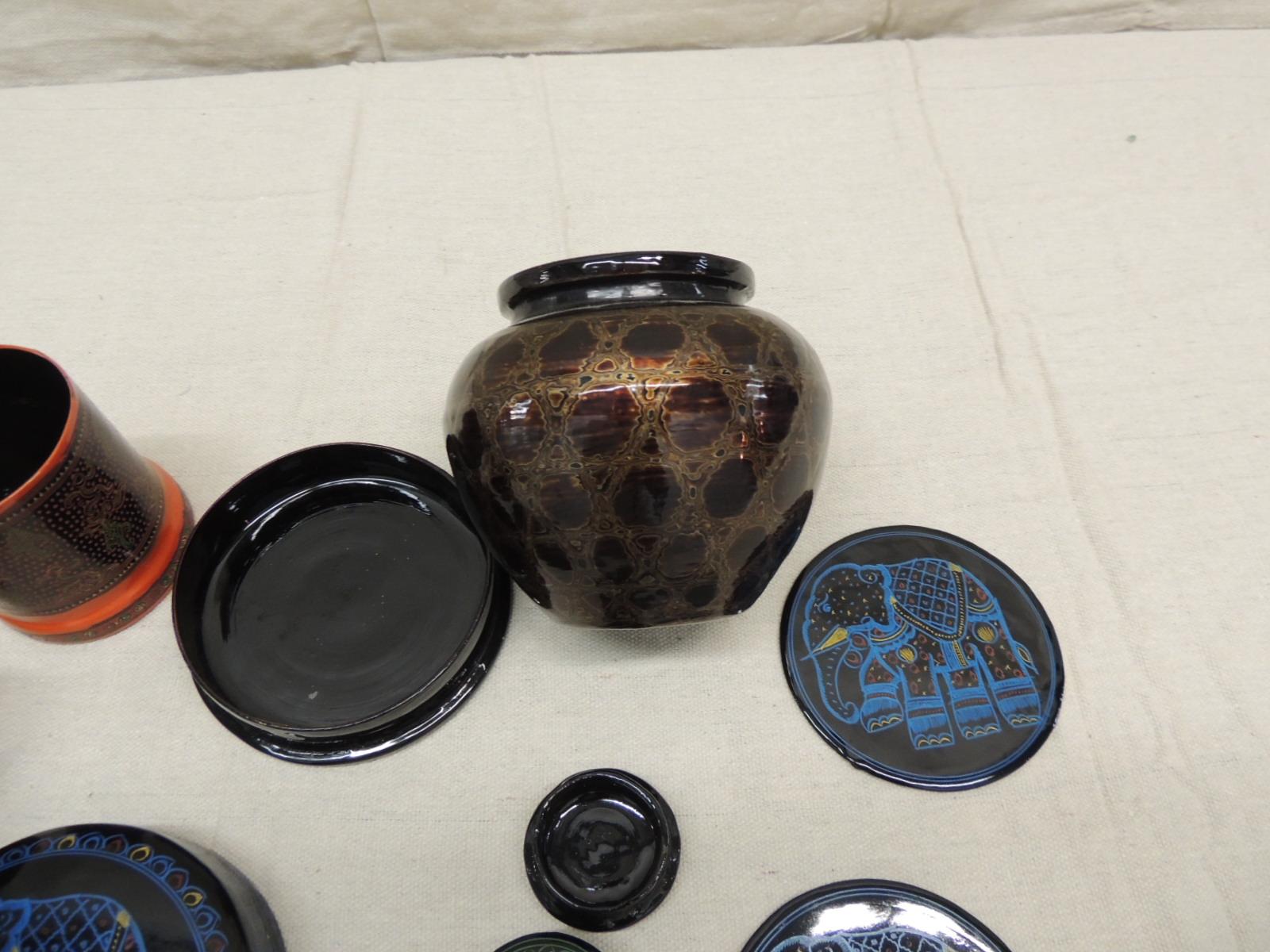 Collectible Set of Indian Lacquer Ware 1