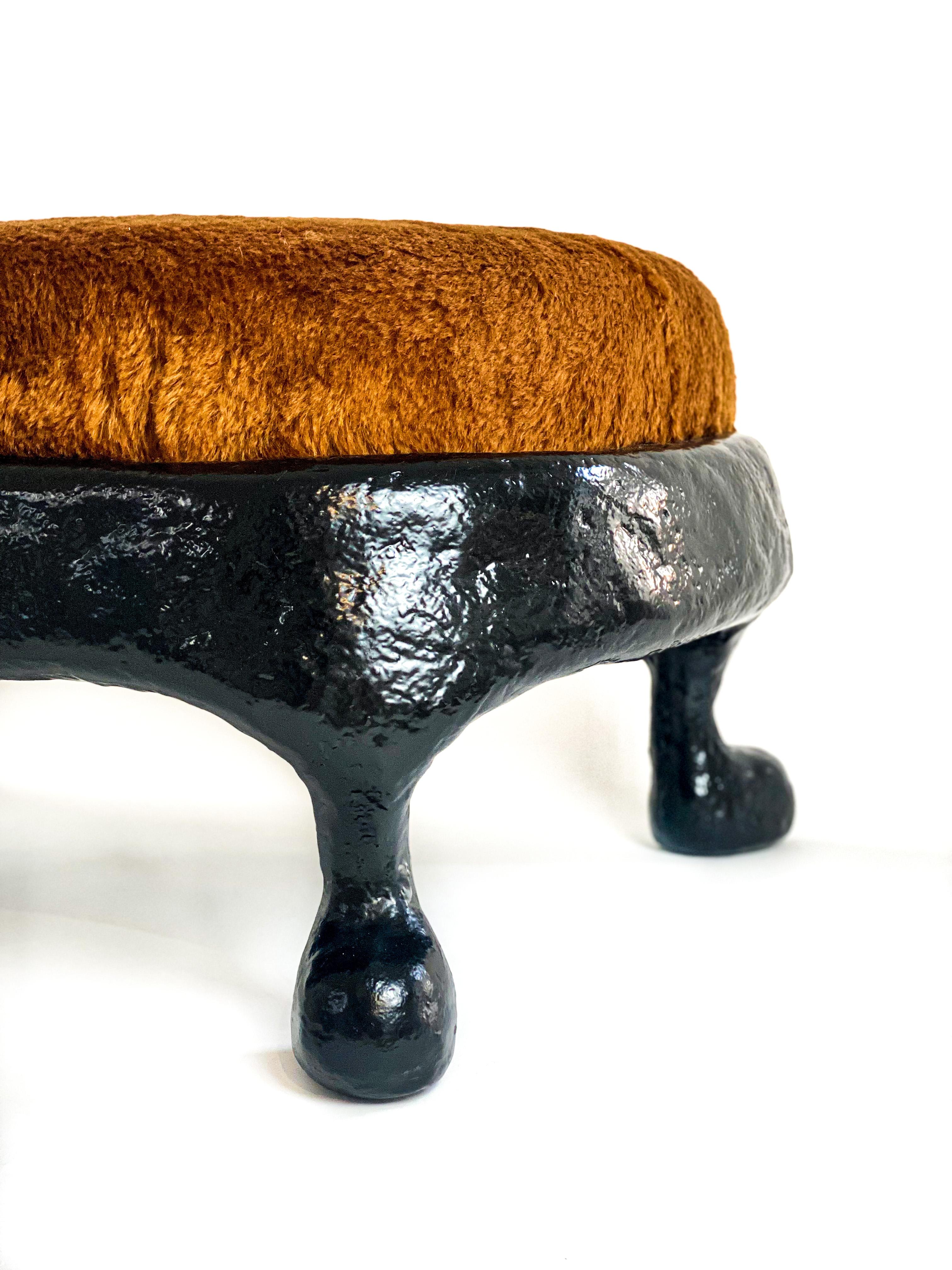 Contemporary Collectible Shell Chaise in Gypsum & Fiberglass by Brent Warr Studios For Sale