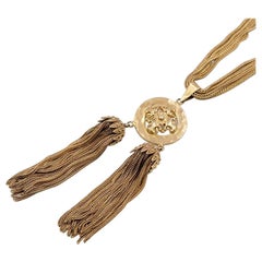 Collectible YSL Early 1970s Tassel Necklace