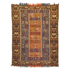 Collectibles Caucasian Verne “Akstafa”, 19th Century Kilim Carpet