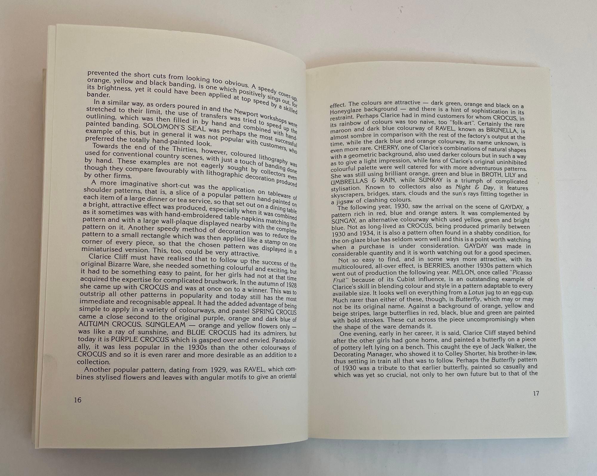 Papier Livre Clarice Cliff de Howard Watson en vente