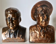 Colección '10' Banthrico y Bancos de Metal Tema Western/Americana. Ca. 1950's-70