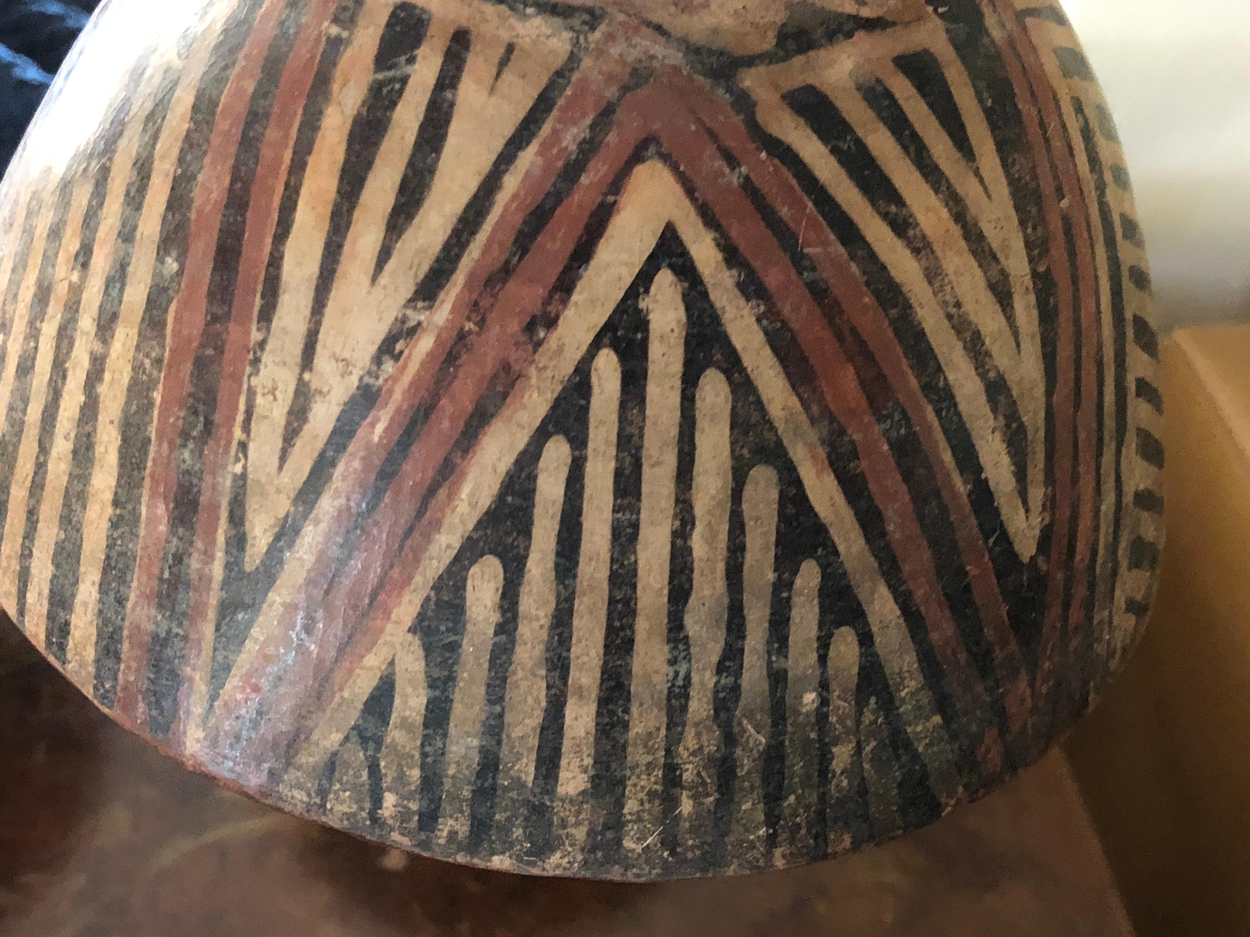Hand-Crafted Collection Ancient Egyptian Nileware Niqada Period Predynastic Vessel Bowls For Sale
