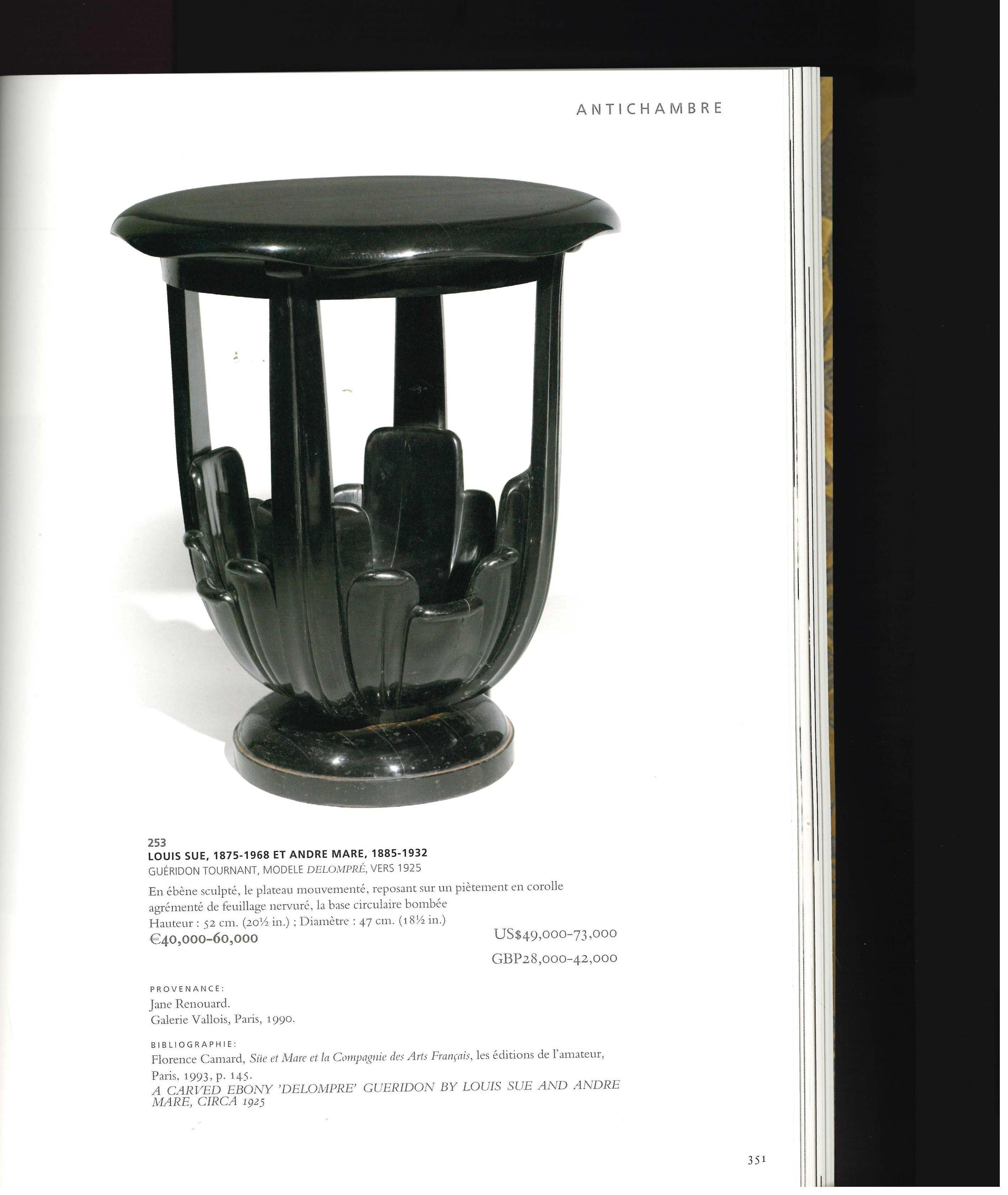 Collection Claude et Simone Dray Christie's Catalogue (Book) For Sale 2